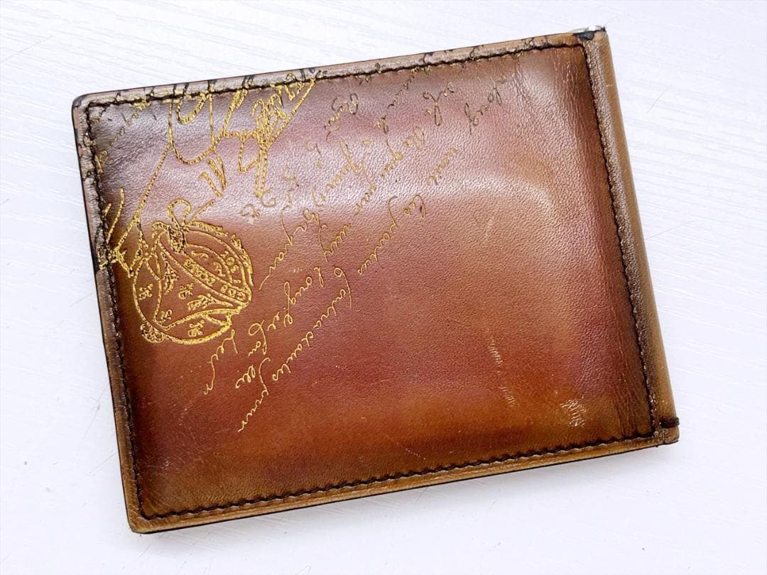 Berluti　ベルルッティ　フィギュア　スクリットレザー　マネークリップ