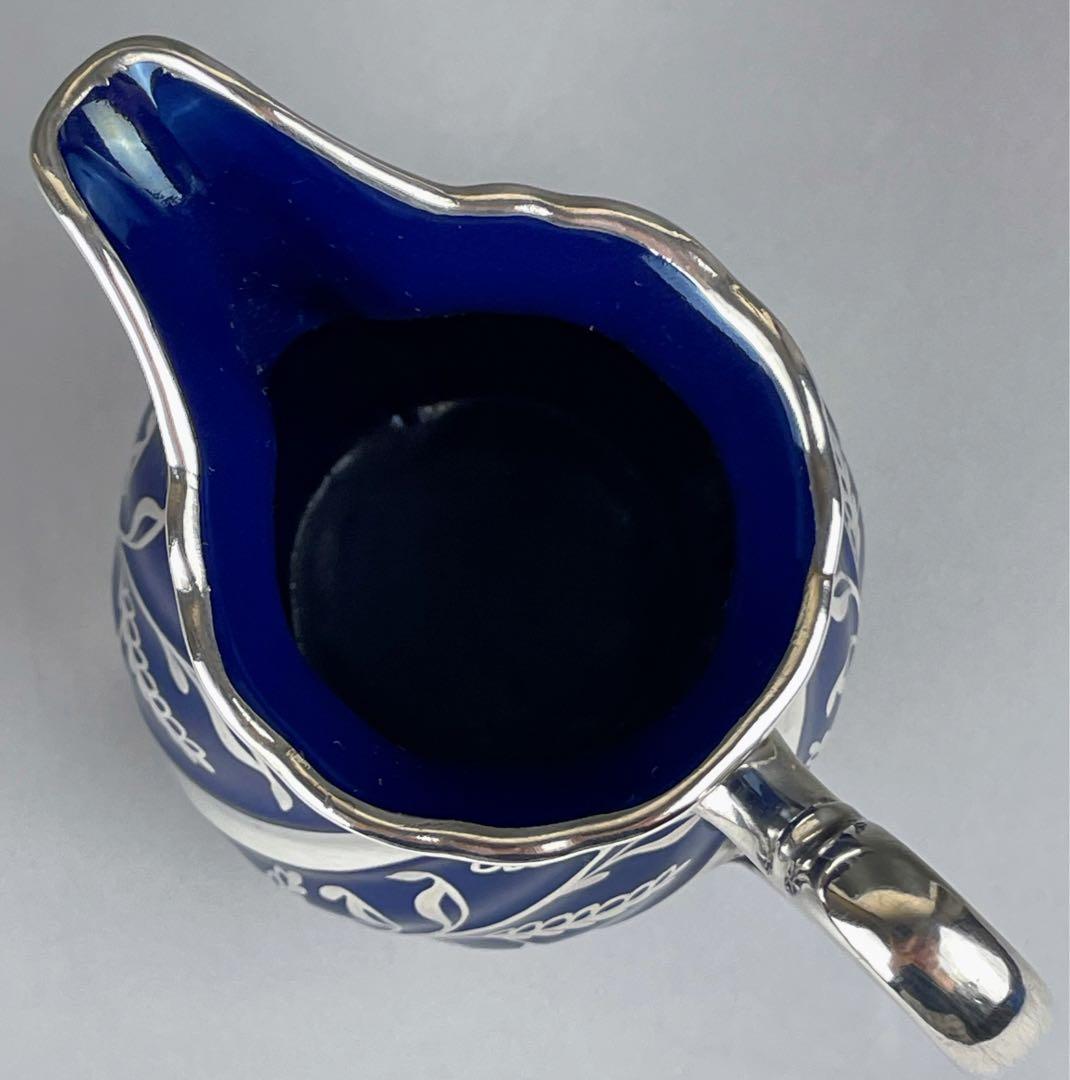 【専用】リチャードジノリ 純銀巻 草花紋 水差し アールヌーボー ミルクジャグ