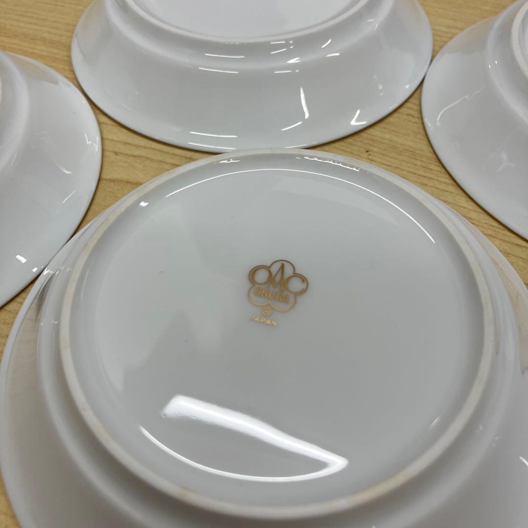 希少　大倉陶園　五歳時記　小皿揃（5枚）　約11cm　絵替わり　日本製