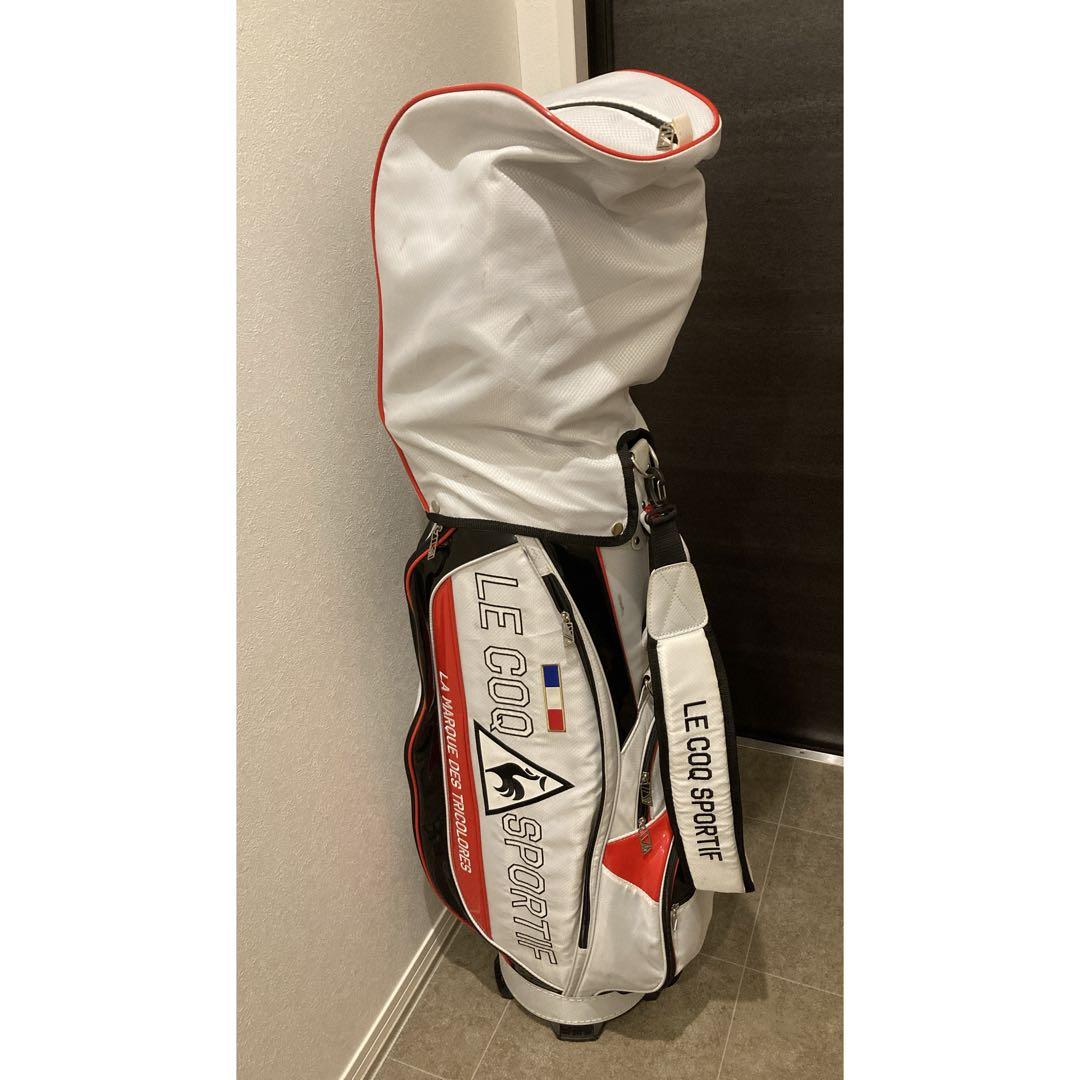 ゴルフ ルコックのキャディバッグとゴルフクラブ21本セット