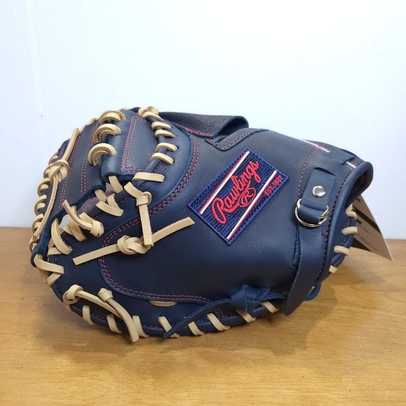 ローリングス ペイズリーネイビー 未使用 左用 キャッチャーミット 軟式グローブ