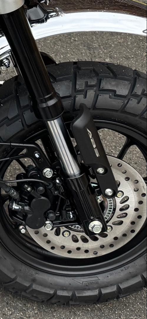 オマケあり　モンキー125JB05 純正フロントフォーク ブラック