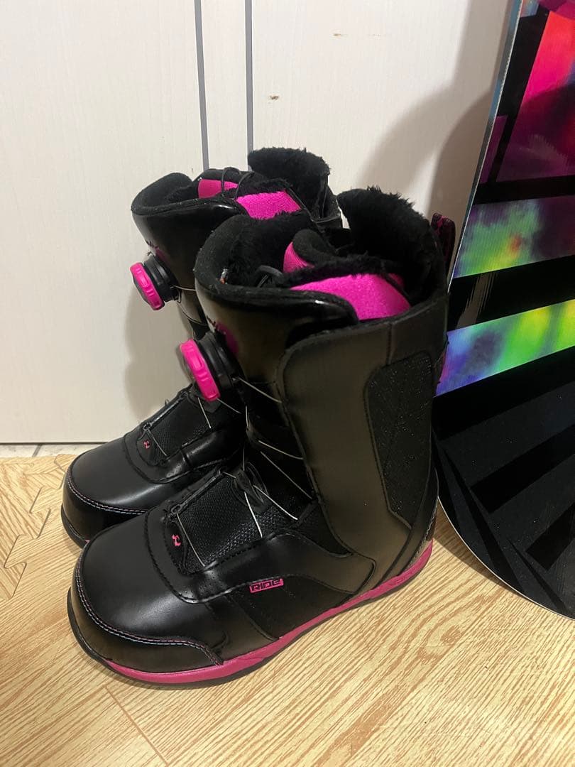 ブーツ込み！3点セット！RIDE 138cm バイン、24cm ダイヤルブーツ