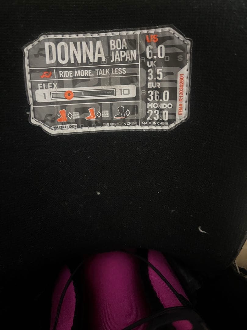 ブーツ込み！3点セット！RIDE 138cm バイン、24cm ダイヤルブーツ