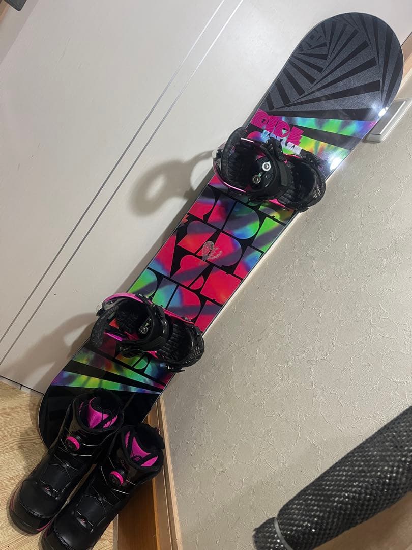 ブーツ込み！3点セット！RIDE 138cm バイン、24cm ダイヤルブーツ