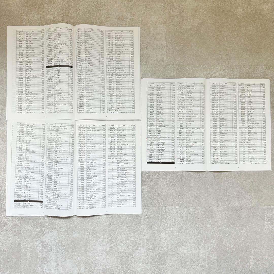 カラオケ1番 TK-3008 カートリッジ A B C リスト3冊 夢グループ