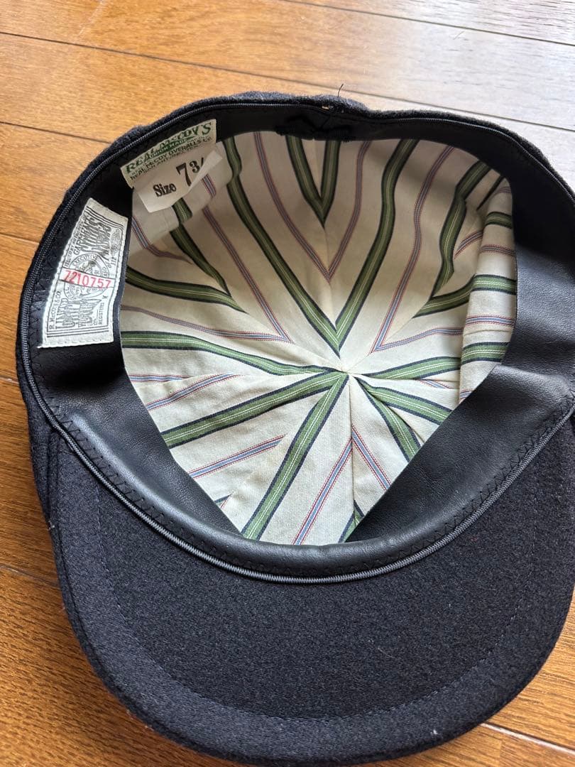 THE REAL McCOY'S ニュースボーイキャップ 7 4分の3