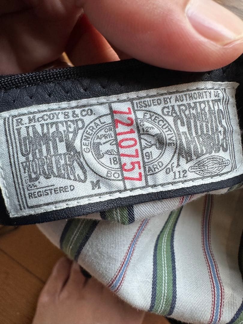 THE REAL McCOY'S ニュースボーイキャップ 7 4分の3