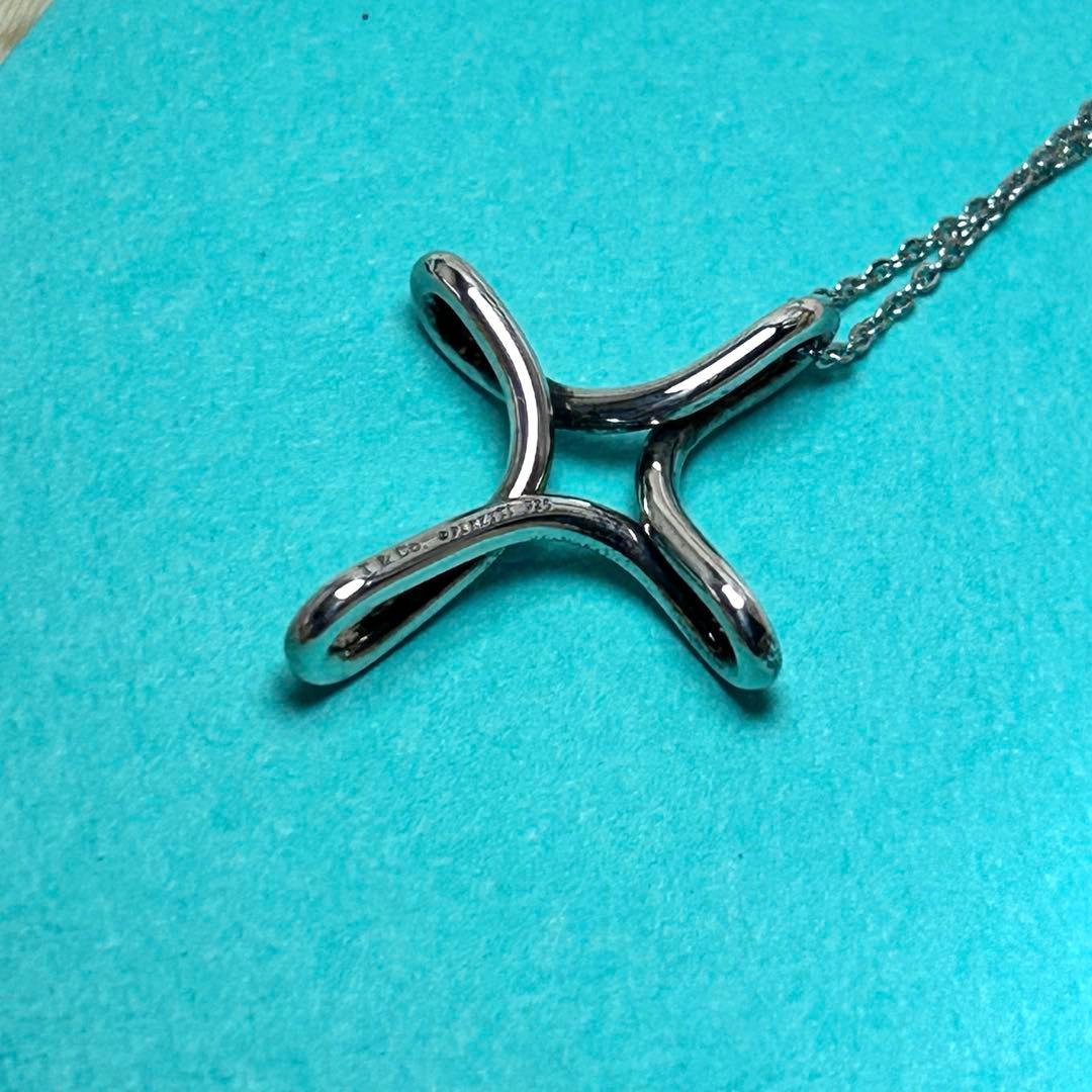【美品】TIFFANYクロスインフィニティ エルサペレッティ 社外チェーン