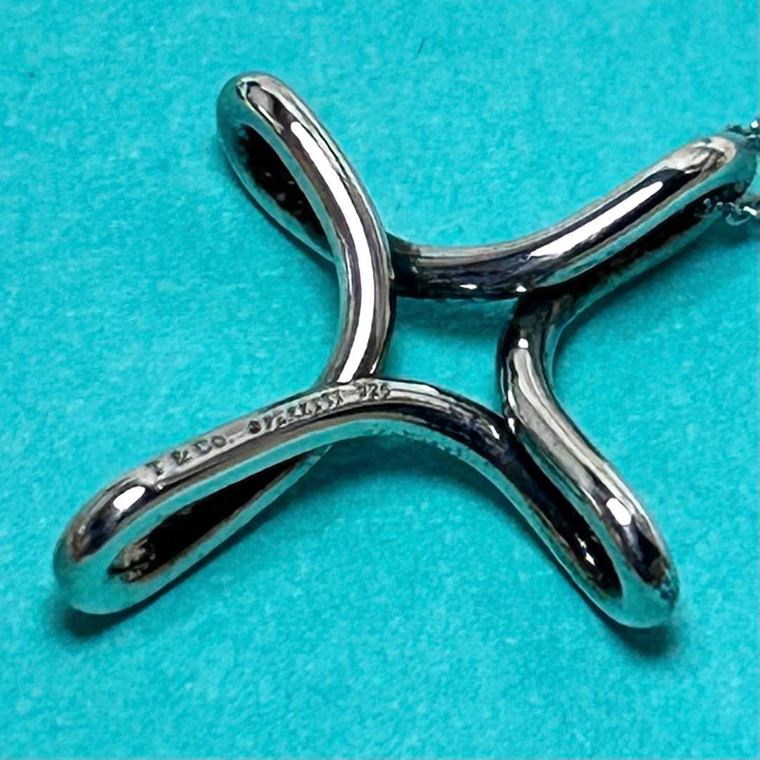 【美品】TIFFANYクロスインフィニティ エルサペレッティ 社外チェーン