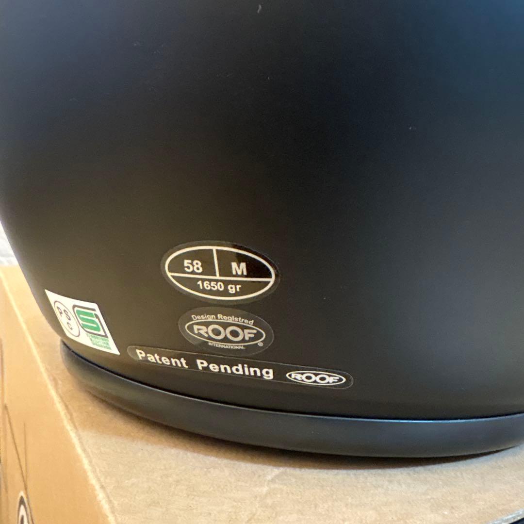 ぼ*ん様 ROOF BOXER フルフェイスヘルメット マットブラック