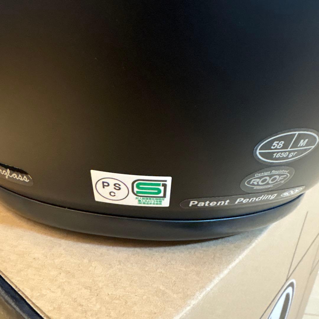 ぼ*ん様 ROOF BOXER フルフェイスヘルメット マットブラック