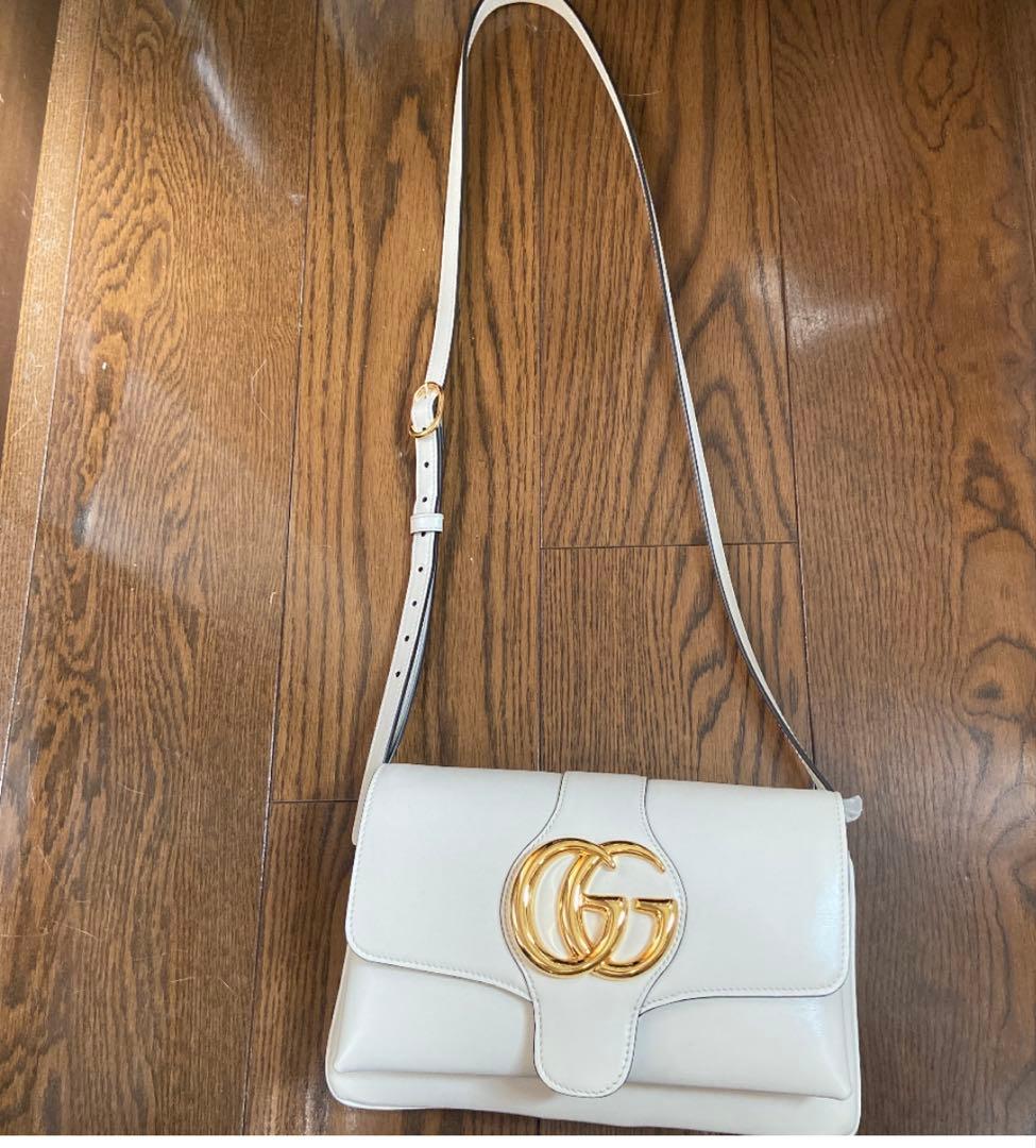 美品 GUCCI ショルダーバッグ ホワイト