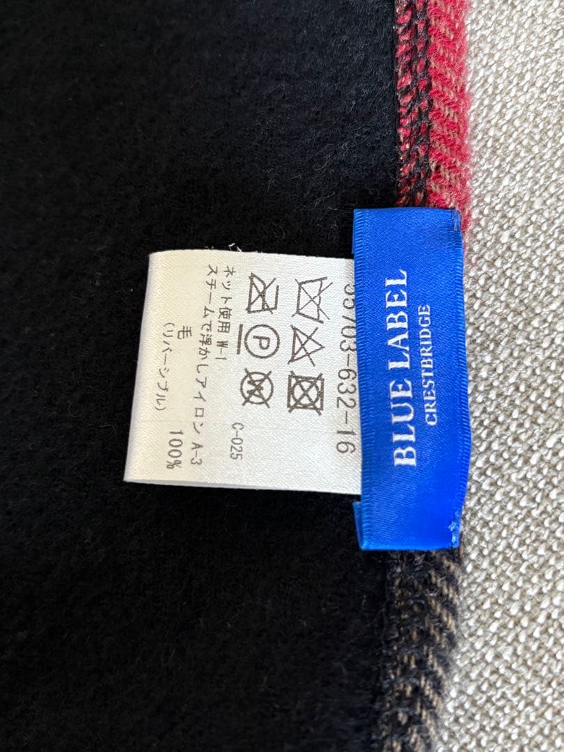 BLUE LABEL CRESTBRIDGE ショール ポンチョ