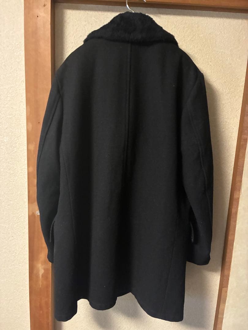 60s ギャングコート　ブラック