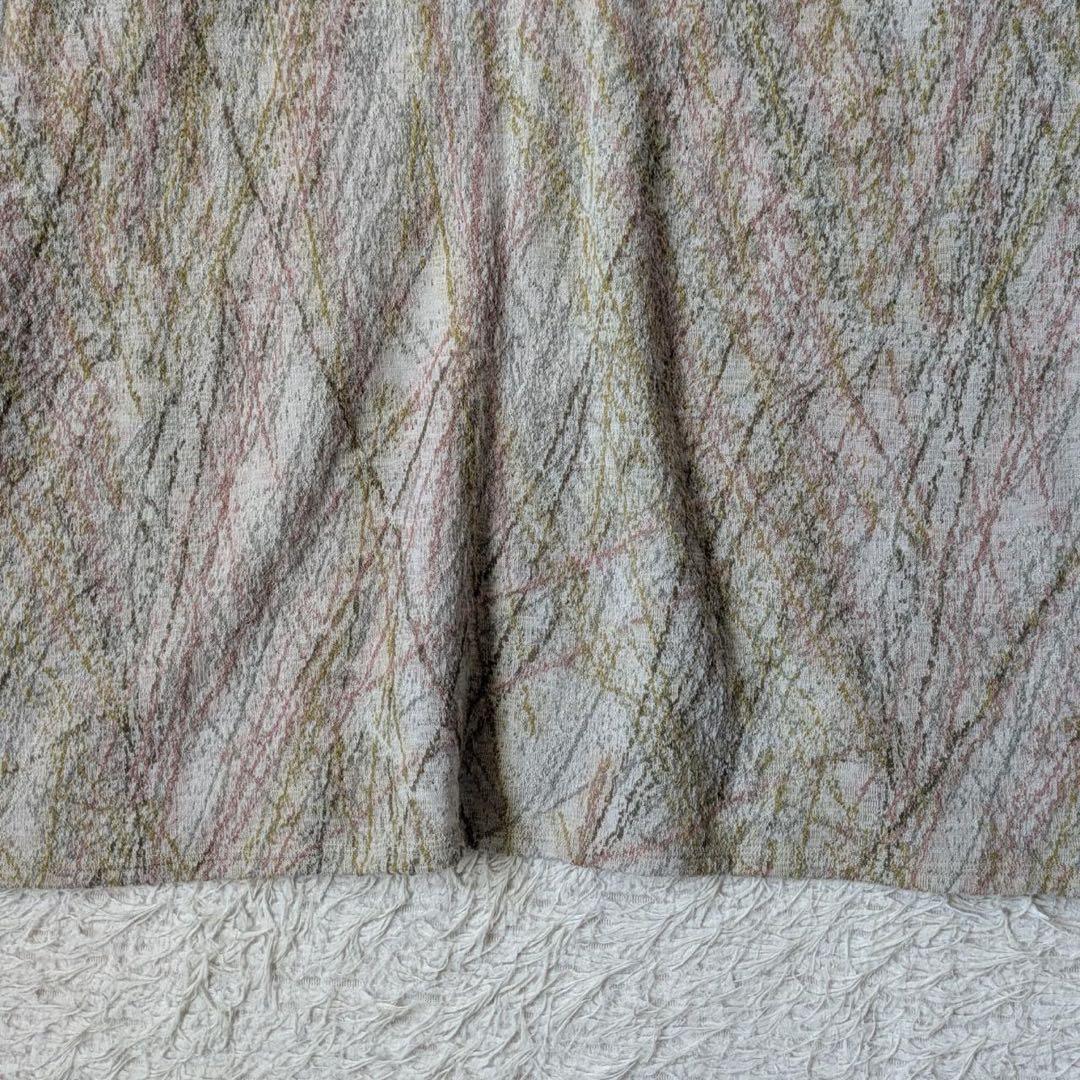 JURGEN LEHL/ヨーガンレール　ウールスクラッチ　チュニック　白灰　M