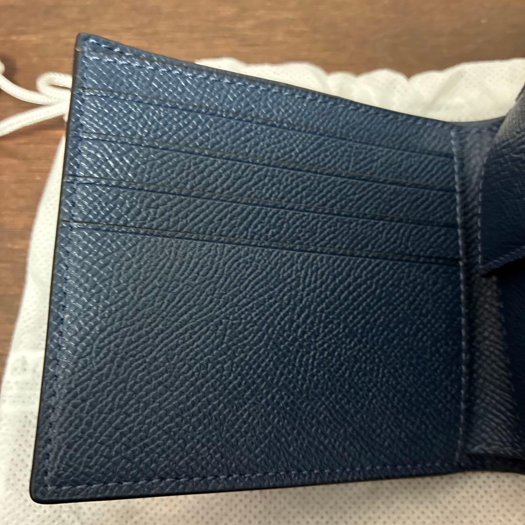 COACH コーチ　CU371　クロスグレインレザー　二つ折り財布　未使用品