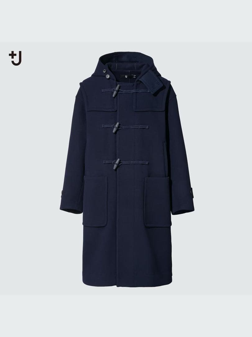 UNIQLO +J ネイビー ダッフルコート XS