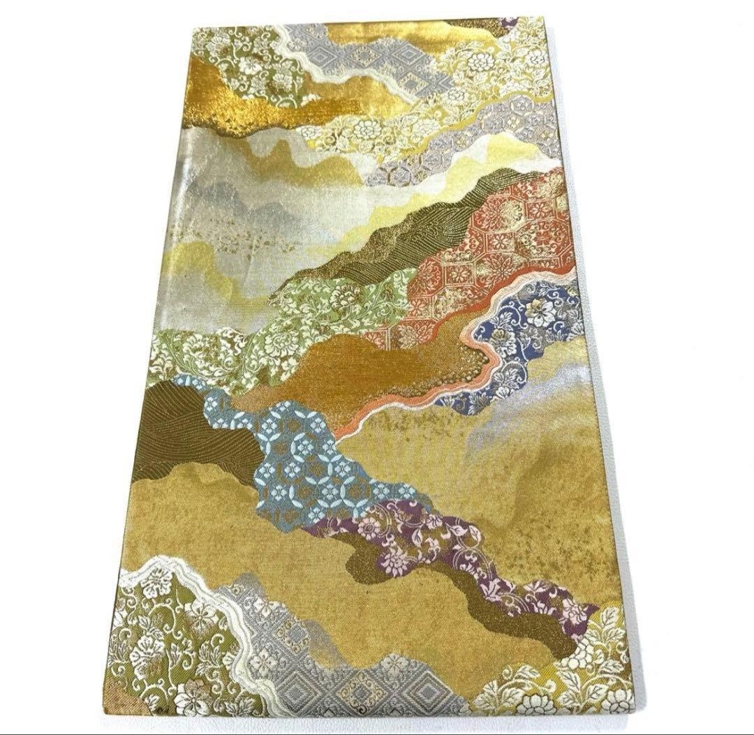 専用帯5862 4823 二点セット ●高級 正絹 六通 袋帯