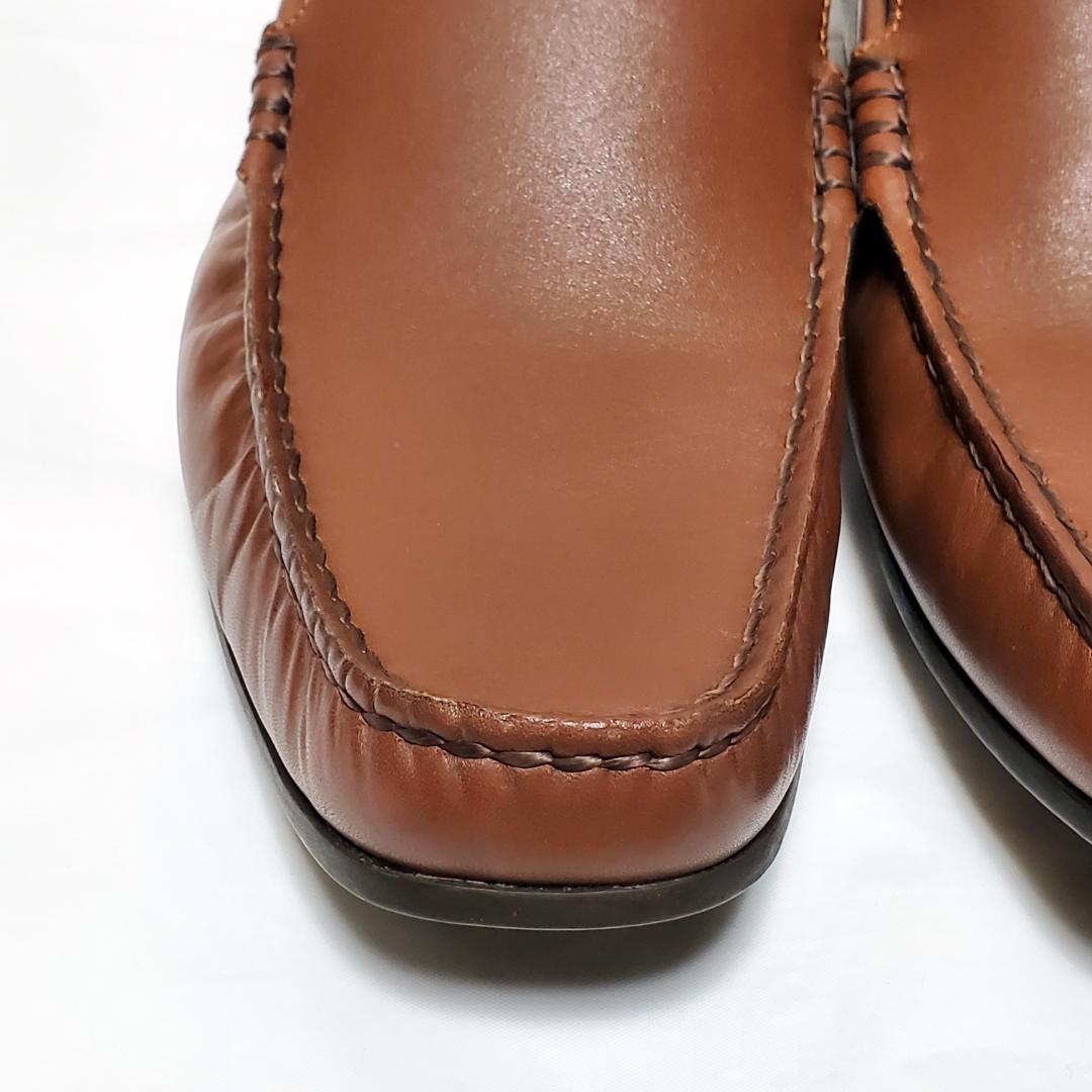 【新品未使用】　リーガル　ドライビングシューズ　スリッポン　本革　ブラウン