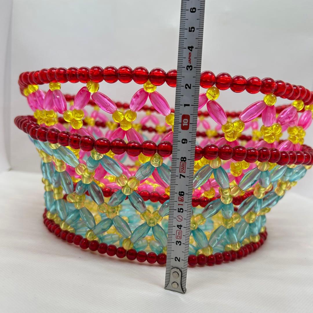 スイマー　ビーズカゴ　レトロ　中古　店舗用　7個セット