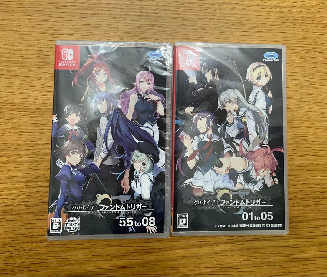 【新品】グリザイア ファントムトリガー01to05＆5.5to08　全話セット