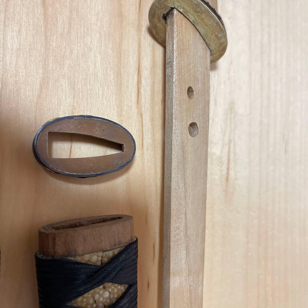 【GW期間特別価格】拵: 打刀拵　縁頭:葵紋　目貫葵紋　拵え