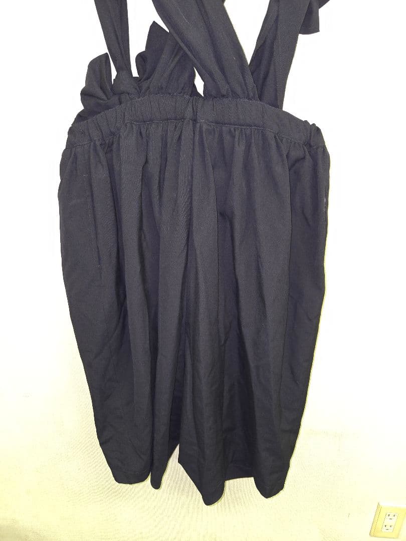 ★COMME des GARCONS★ギャルソン サロペットワイドパンツ リボン