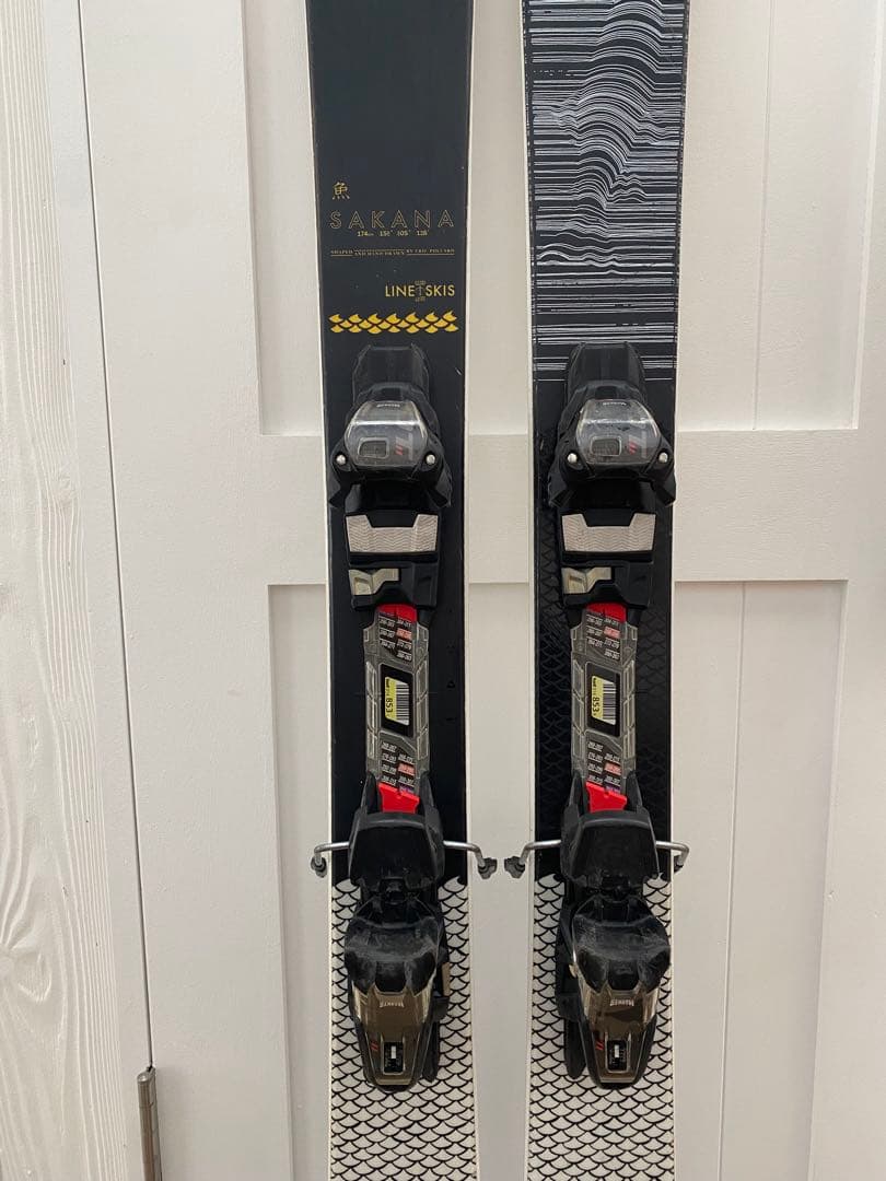 LINE SAKANA スキー板 ビンディング付き