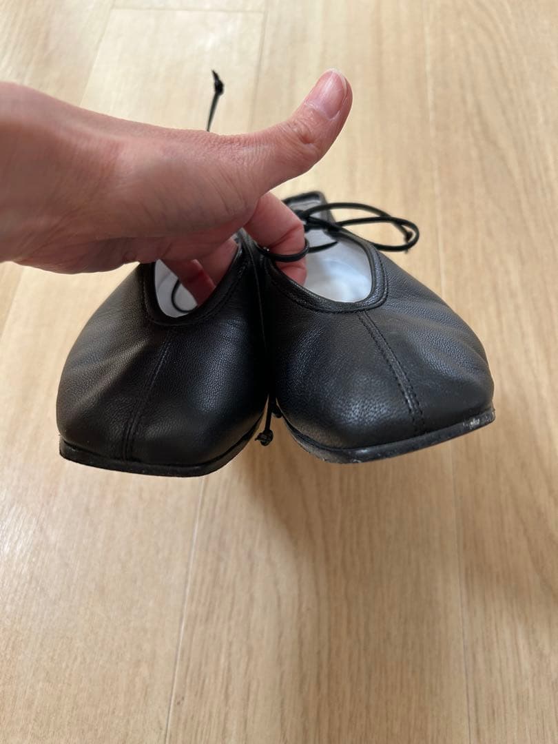 SUI レースアップシューズ ブラック