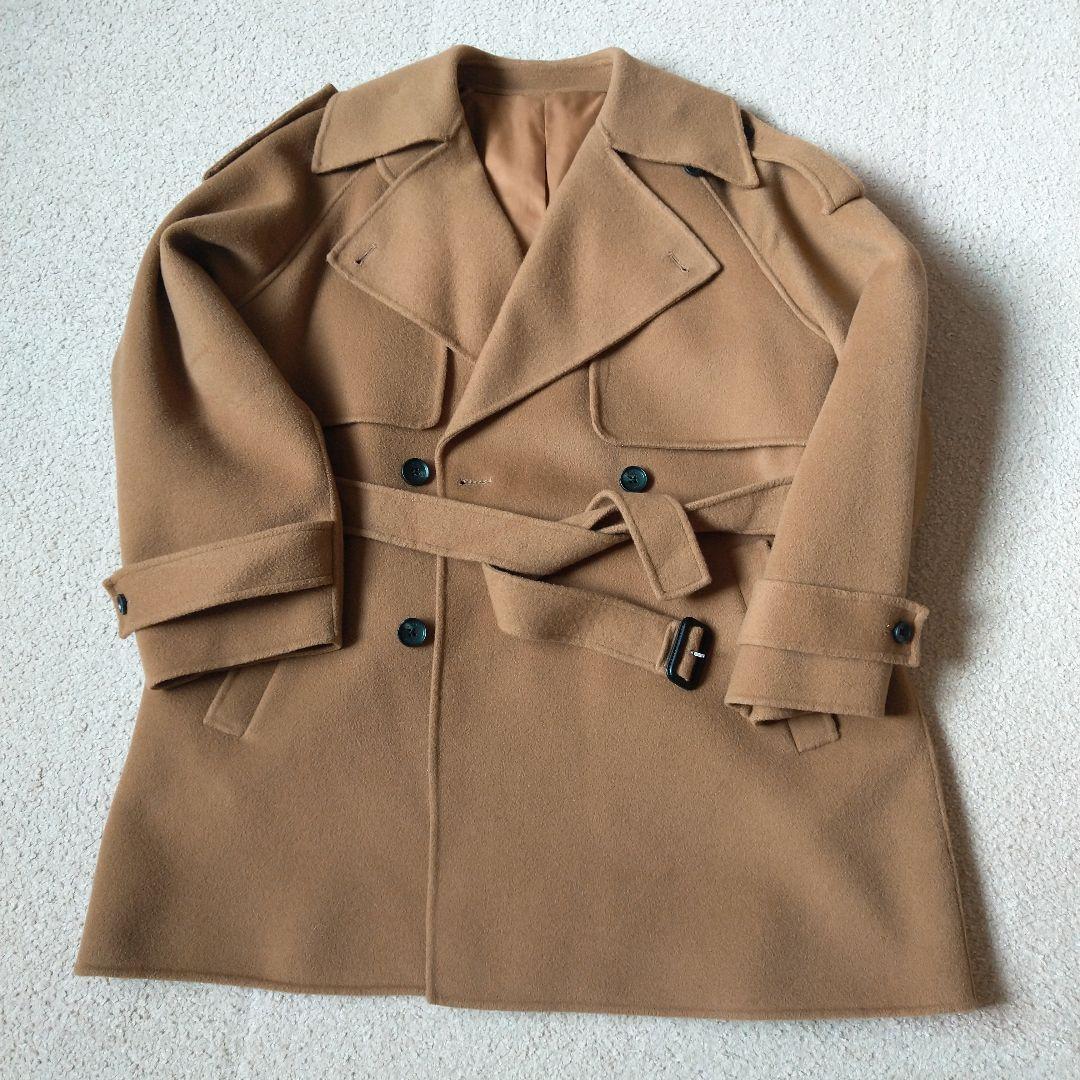 anuans アニュアンス リバーウールミドルトレンチコート