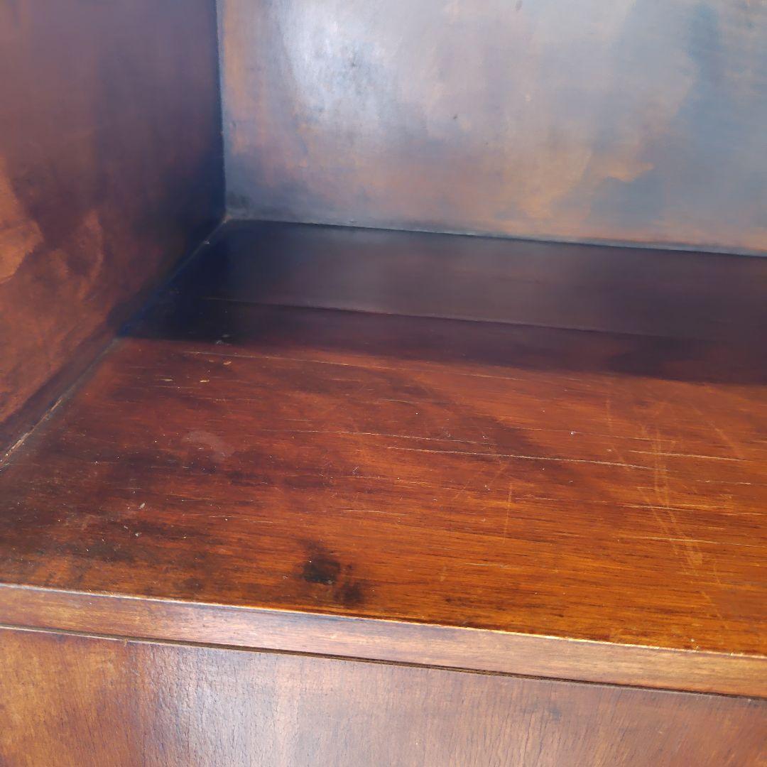 イギリス　ビンテージ　木製キャビネット 収納付き