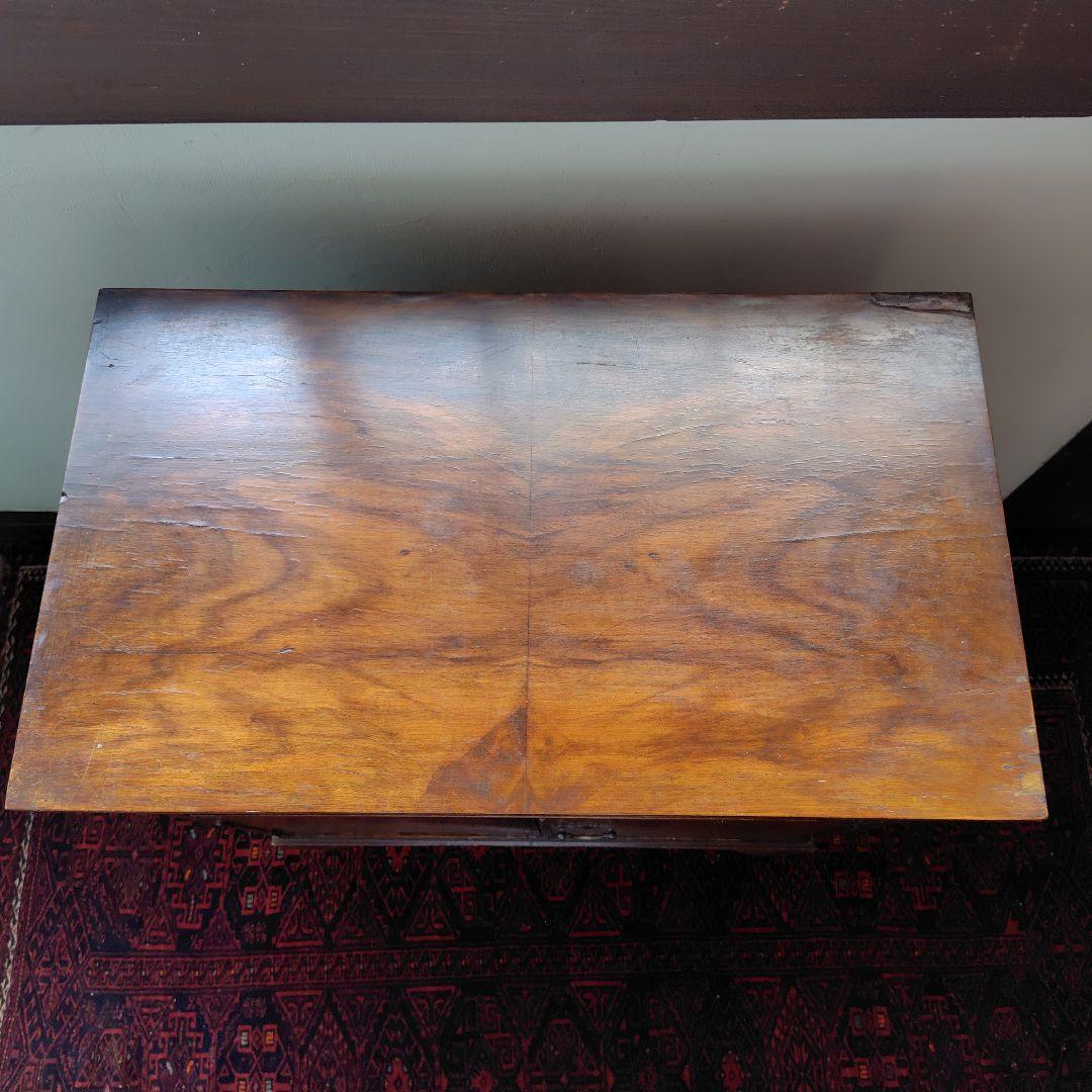 イギリス　ビンテージ　木製キャビネット 収納付き