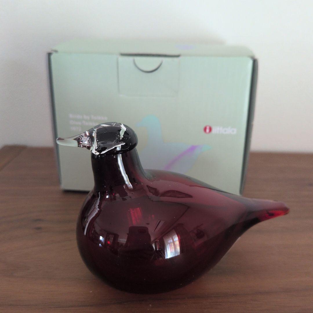 新品箱付＊＊オイバ・トイッカ ＊ガラスの鳥 コアジサシクランベリー