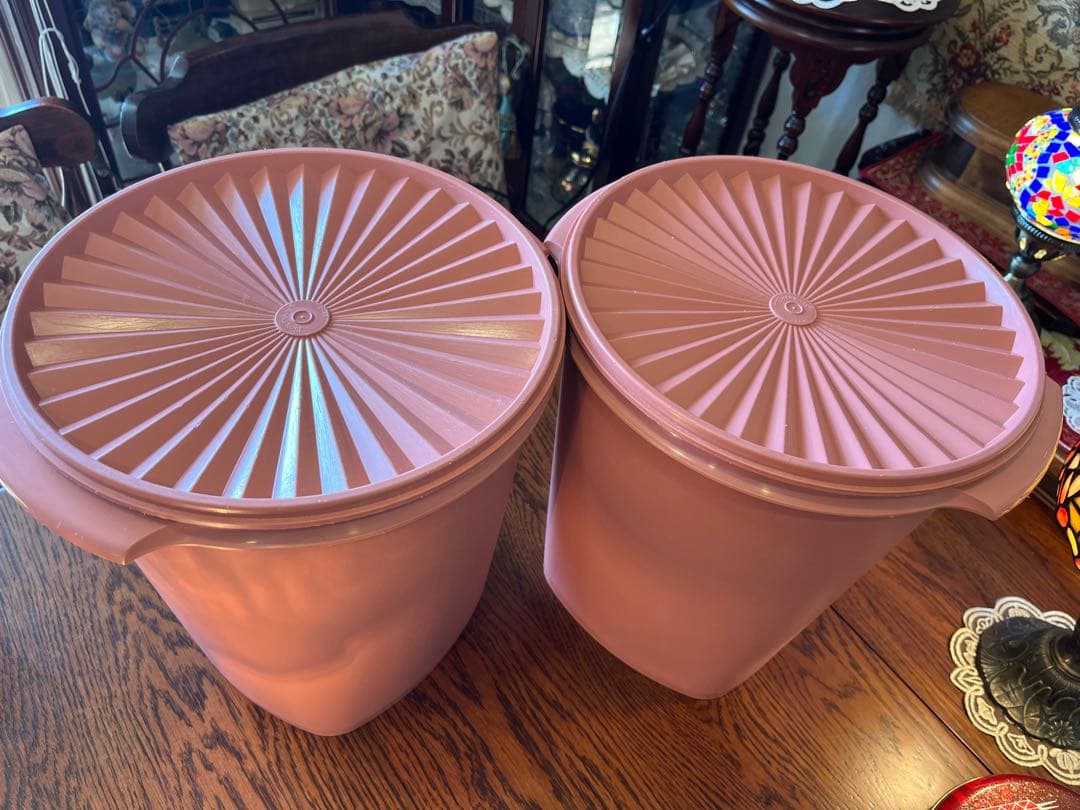 タッパーウエア　TUPPER WARE 2個セット 大きいサイズ♪