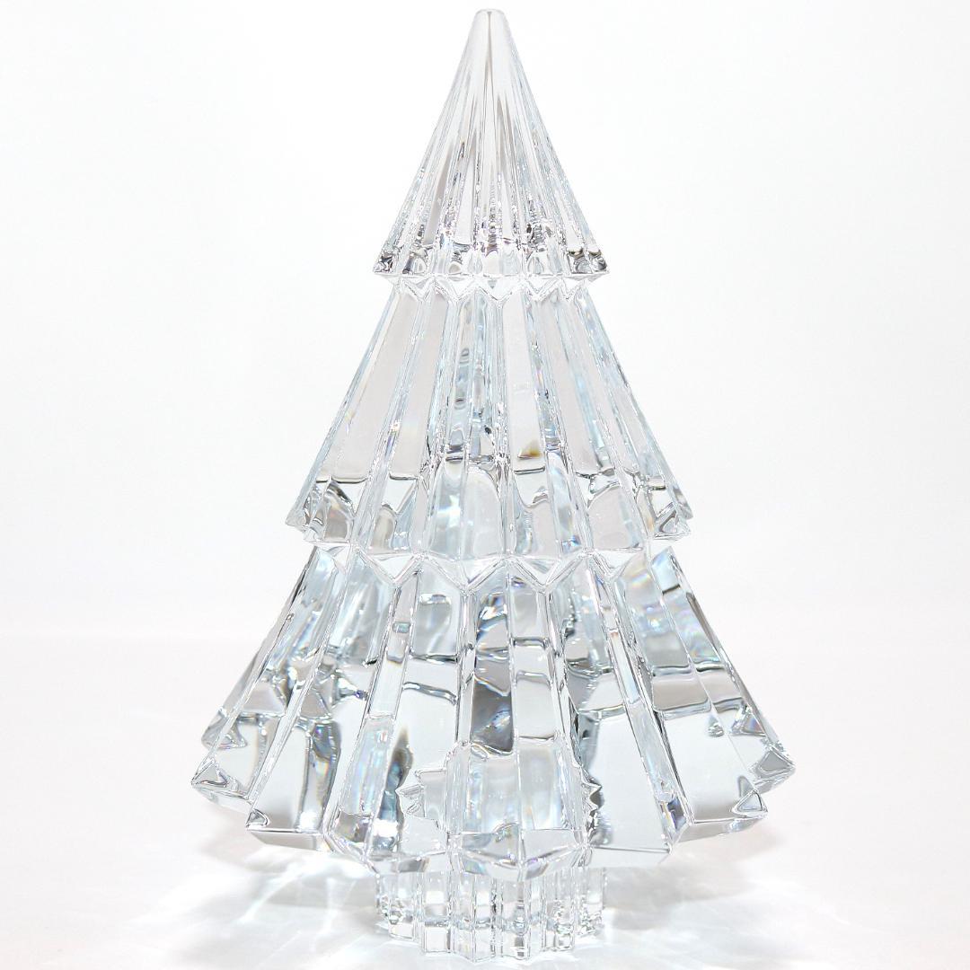 【極美品】バカラ Baccarat ミルニュイ クリスマスツリー クリア S