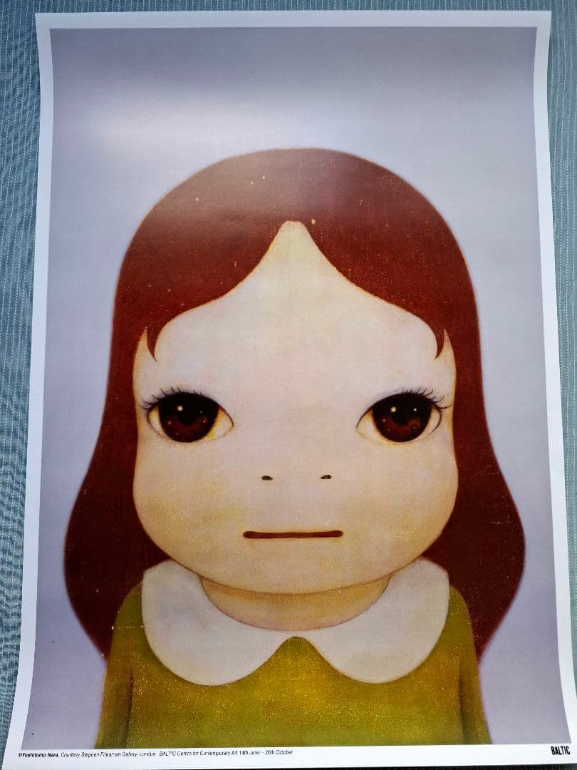 奈良美智2枚組ポスター　『Eyes Open & Eyes Closed』