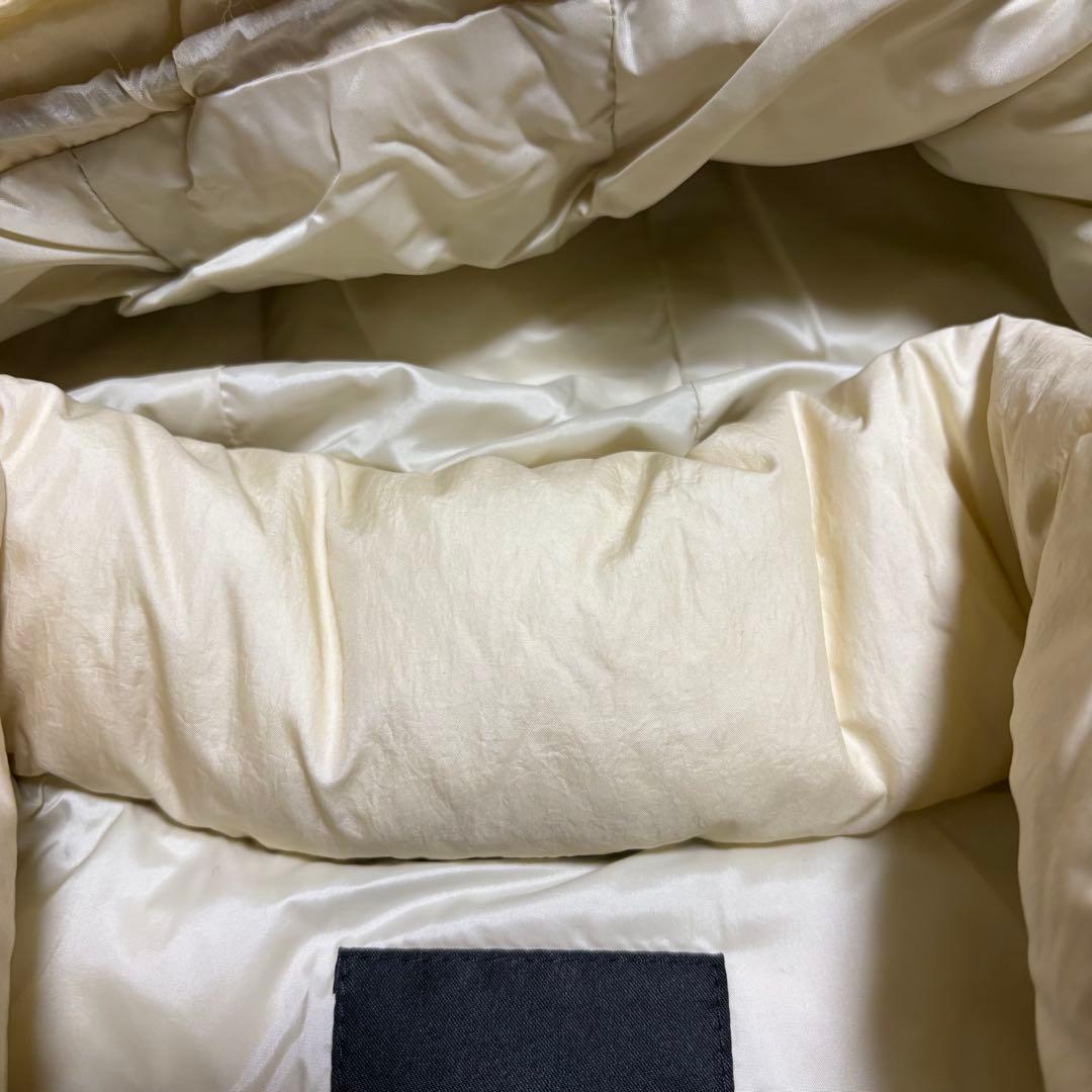 タトラス ORSIERA オルシエラ　ダウンベスト アイボリー ラクーンファー2