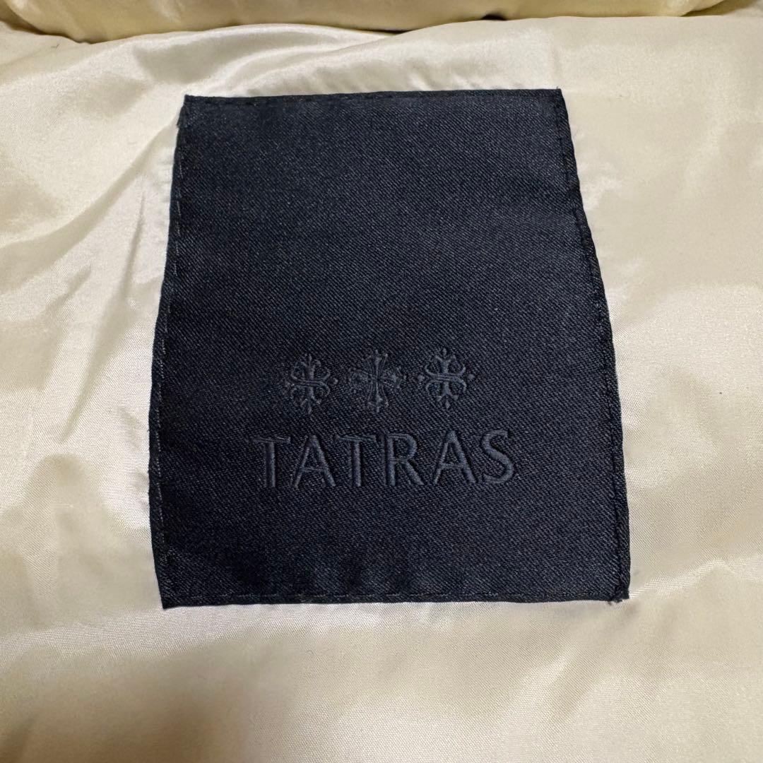 タトラス ORSIERA オルシエラ　ダウンベスト アイボリー ラクーンファー2