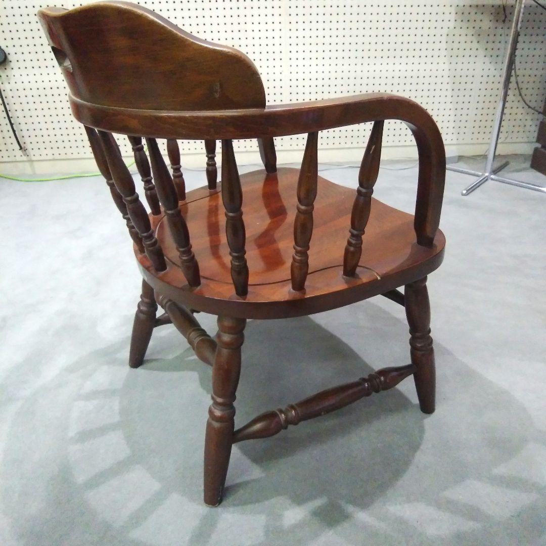 柏木工 木製ダイニングチェア アームチェア ヴィンテージ