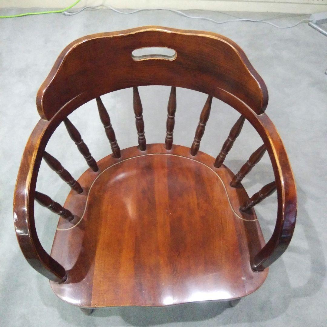 柏木工 木製ダイニングチェア アームチェア ヴィンテージ