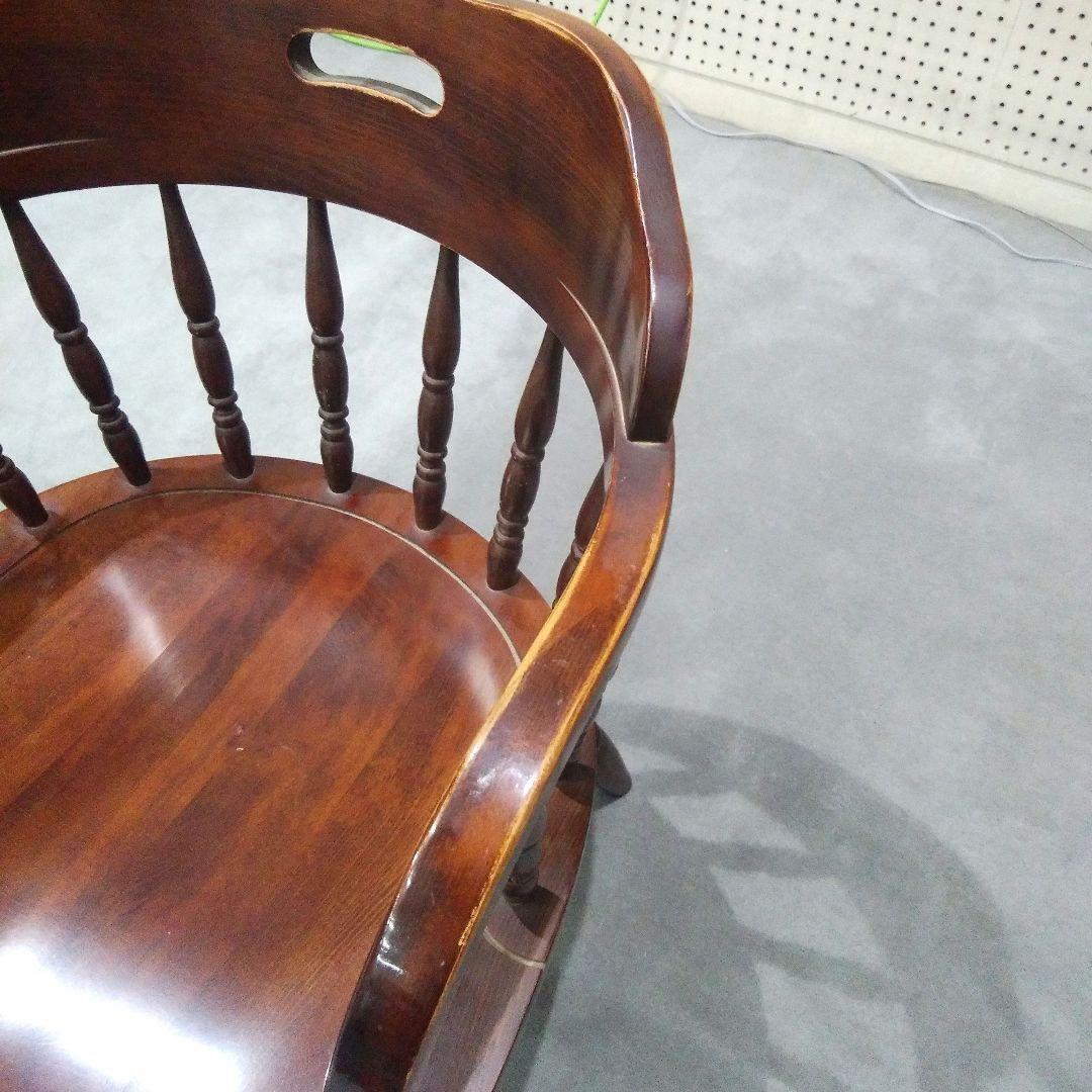 柏木工 木製ダイニングチェア アームチェア ヴィンテージ