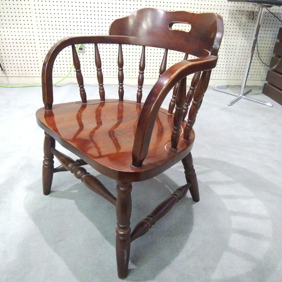 柏木工 木製ダイニングチェア アームチェア ヴィンテージ