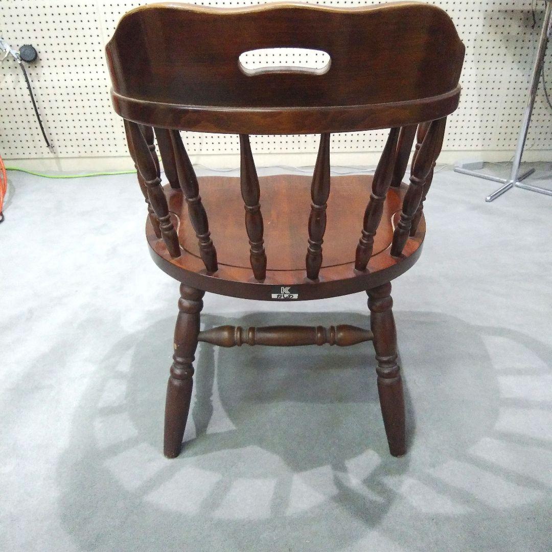 柏木工 木製ダイニングチェア アームチェア ヴィンテージ