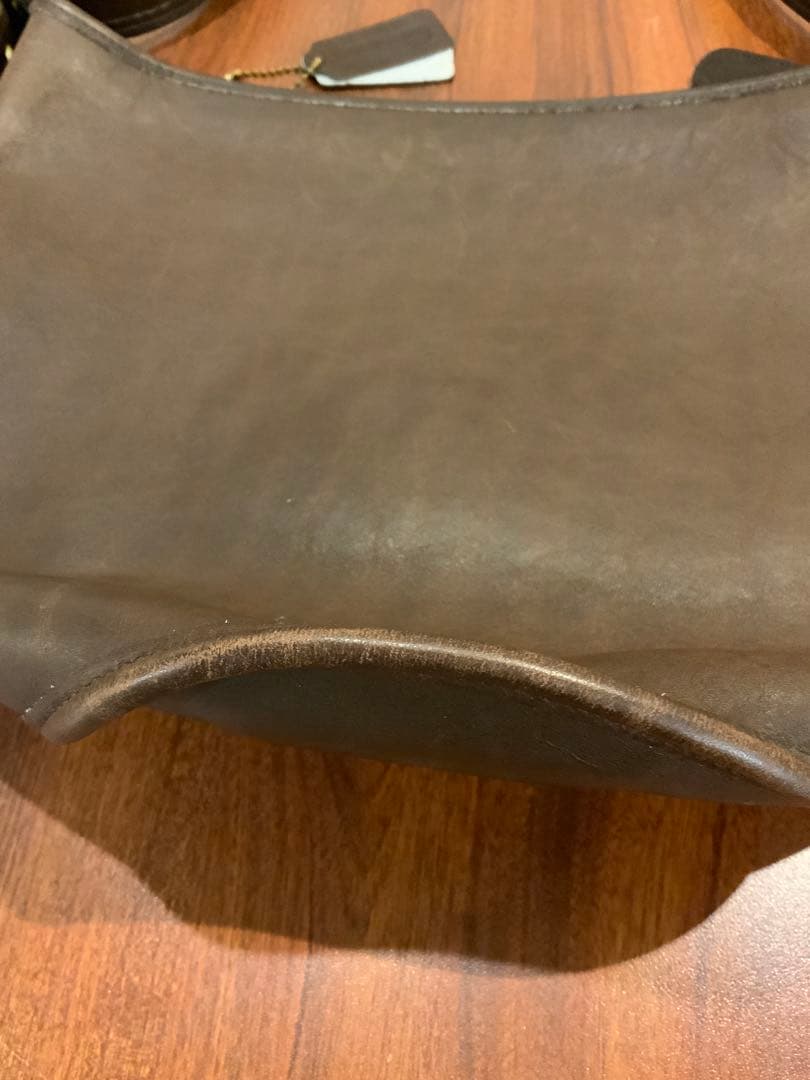 オールドコーチ ブラウン 本革 バケツバッグ OLD COACH