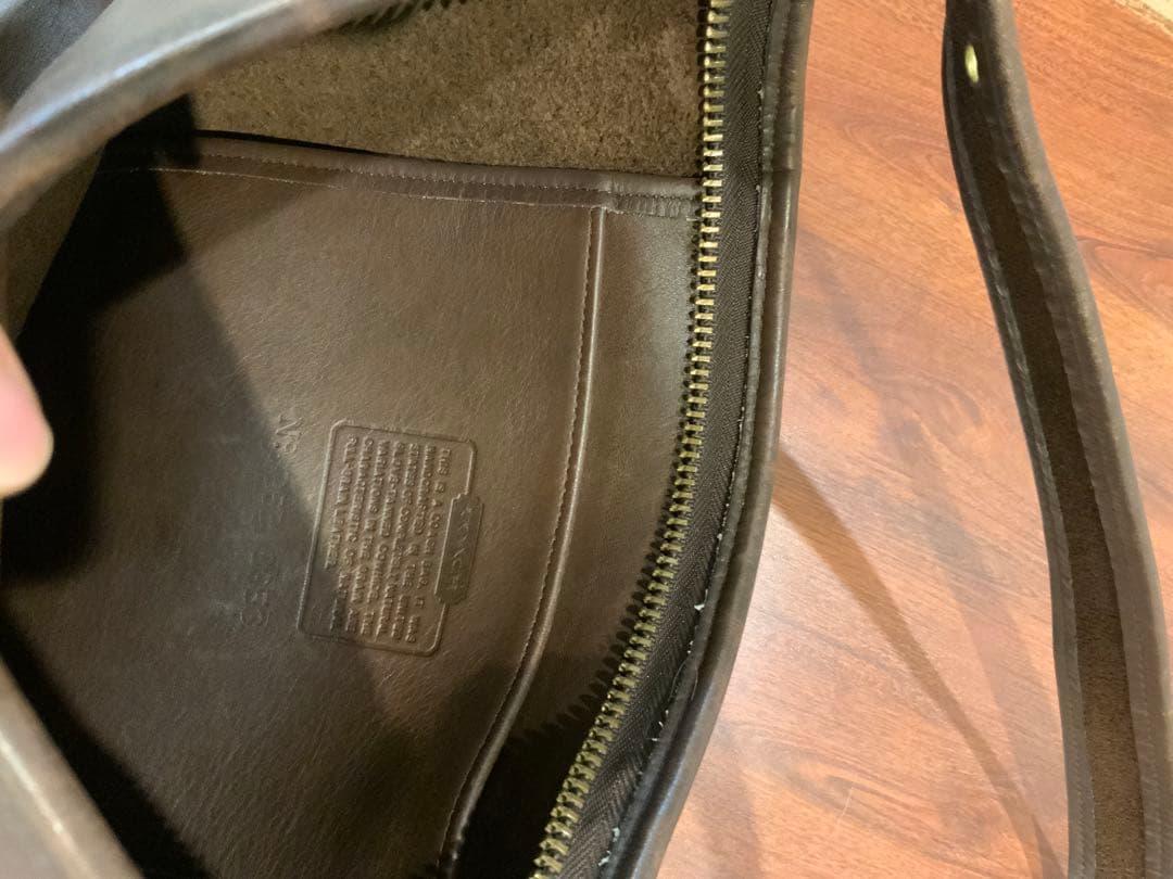 オールドコーチ ブラウン 本革 バケツバッグ OLD COACH