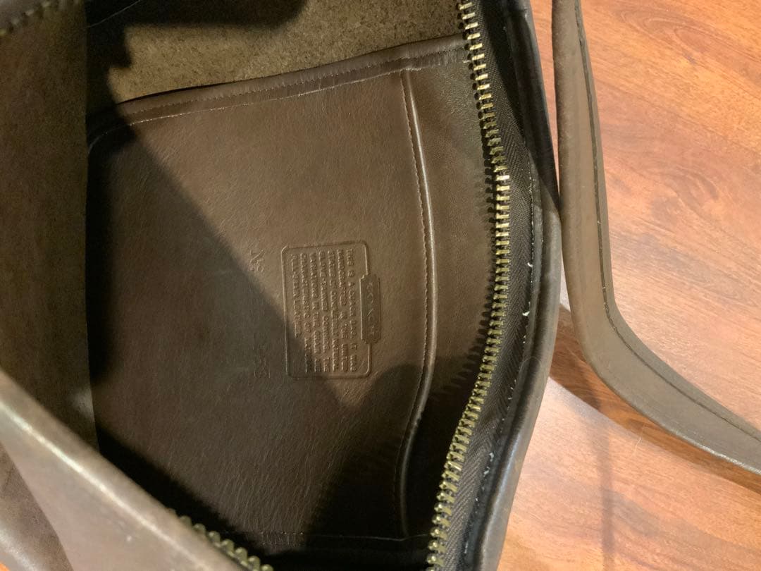 オールドコーチ ブラウン 本革 バケツバッグ OLD COACH