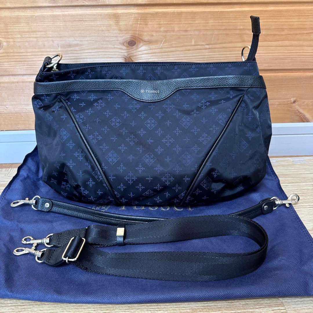 【russet/ラシット】2way ナイロンバック　ネイビー