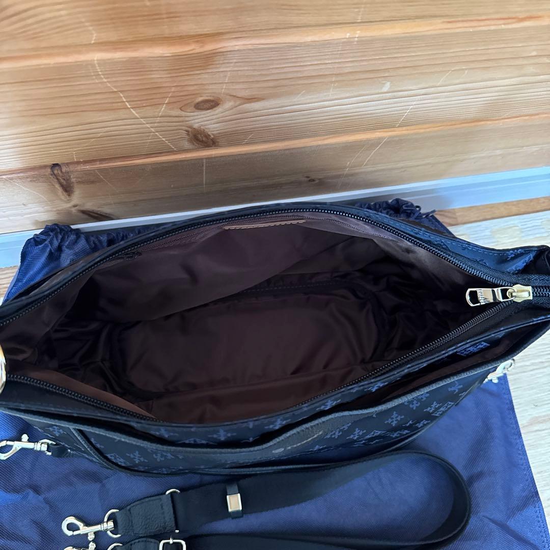 【russet/ラシット】2way ナイロンバック　ネイビー