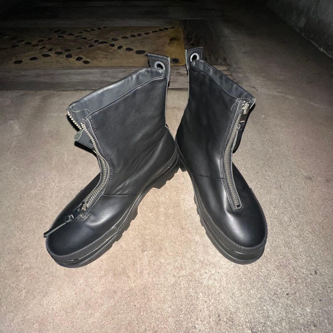 DIESEL 厚底　フロントジップブーツ